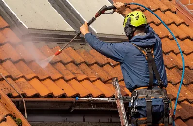 Démoussage et hydrofuge de toiture à Voires